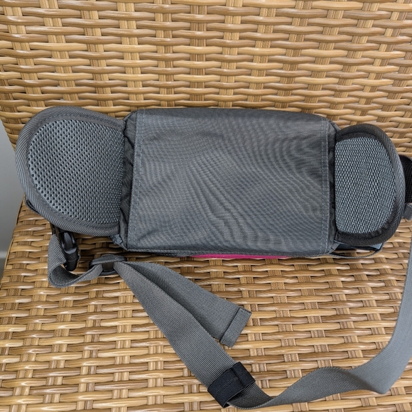 Engyen Pink Gray Fanny Waist Pack Crossbody Bag Water-Resistant Nylon NWT - Picture 7 of 12